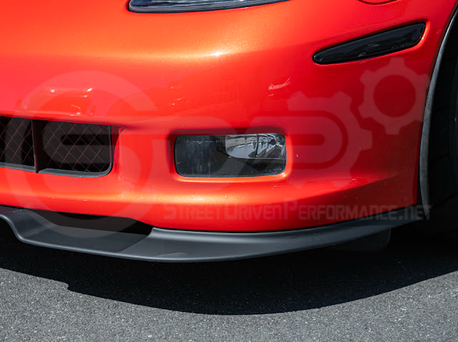 2005-2013 C6 Corvette - 427 /Grand Sport / Z06 / ZR1 | ZRA1 Style Front Splitter Lip Ground Effects (Carbon Fiber or Primer Black)