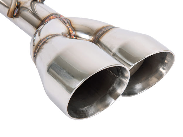 2015-2021 SUBARU WRX STI | MUFFLER DELETE QUAD TIPS CAT-BACK EXHAUST WITH CHROME TIPS
