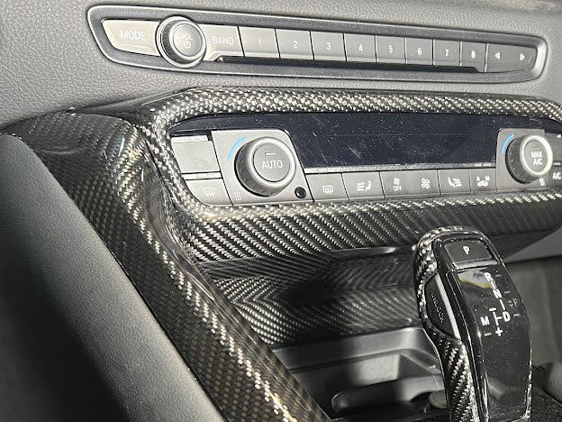 2020-Up Toyota GR Supra A90 A91 |Factory Style DRY CARBON FIBER Center Console AC Switch Panel Cover