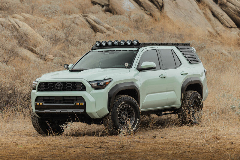 DV8 Offroad Toyota 4Runner exterior window Molle for DV8 roof rack driver side, made of durable trim material