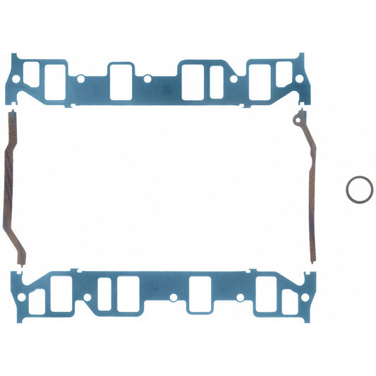 Fel-Pro Ford Thunderbird engine intake manifold gasket set, includes multiple gaskets for optimal engine sealing and performance.