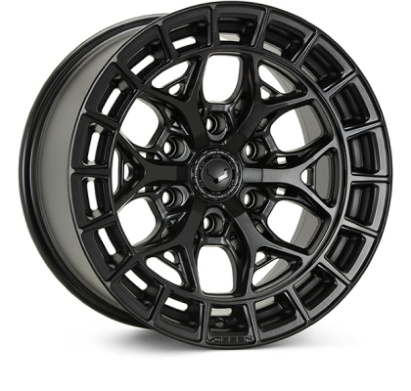 Vossen HFX-1 forged 20-inch satin black wheels with 5x130 bolt pattern and deep concave design.