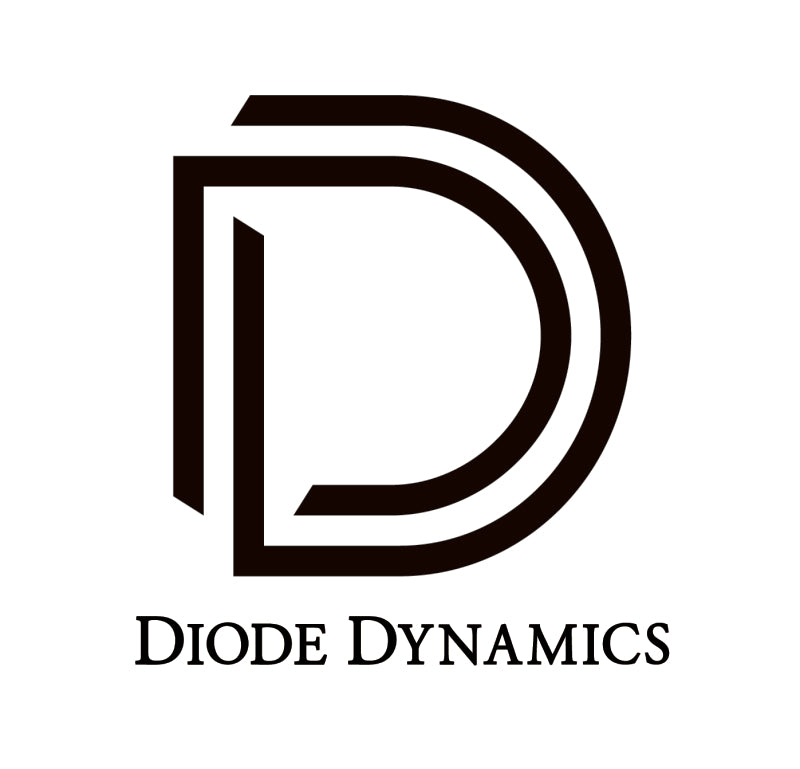 Diode Dynamics 21-Up Ford Bronco Stage Series yellow fog lights installed in the fog pocket, showcasing the compact, sporty design.
