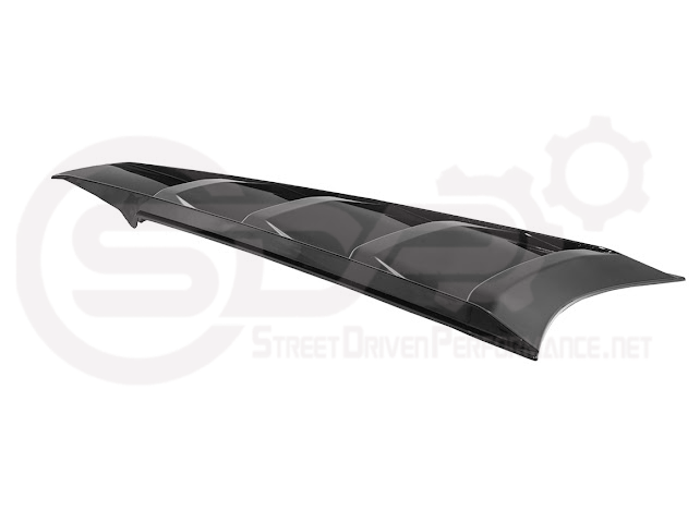 2020+ CORVETTE C8 ALL MODELS | ZR1 STYLE CARBON FLASH REAR WINDOW HATCH VENT LOUVER COVER