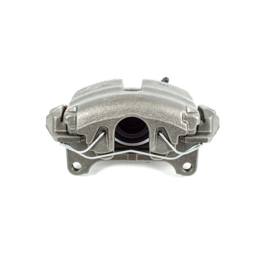 PowerStop OE front left brake caliper with bracket for Audi TT 2008-2009, automotive brake replacement part, close-up view