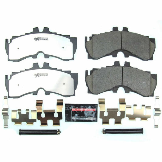 PowerStop Z26 Extreme Street brake pads for 2018 Lexus LC500, front performance brake pads with hardware included.