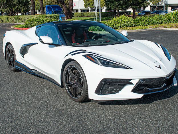2020-PRESENT CHEVROLET CORVETTE C8 STINGRAY & Z51 | 3VM STYLE SIDE SKIRTS ROCKER PANELS GROUND EFFECTS
