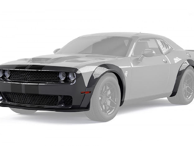 2015-UP DODGE CHALLENGER SRT HELLCAT DEMON WIDE BODY SIDE FENDER FLARE