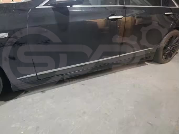 2019-2020 Cadillac CT6-V  & CT6-V Blackwing | Side Skirts Rocker Panels Ground Effects Pair (Gloss Black or Hydro-Dipped Carbon Fiber)