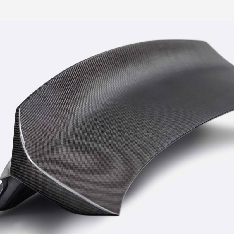 Seibon 22-23 Honda Civic four-door C-Style carbon fiber trunk lid with sleek, aerodynamic design.