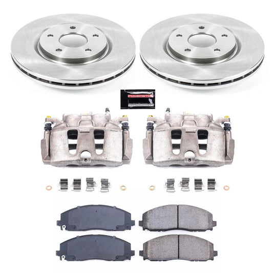 PowerStop OE brake calipers for 2012-2014 Volkswagen Routan, front Autospecialty kit with calipers and hardware.