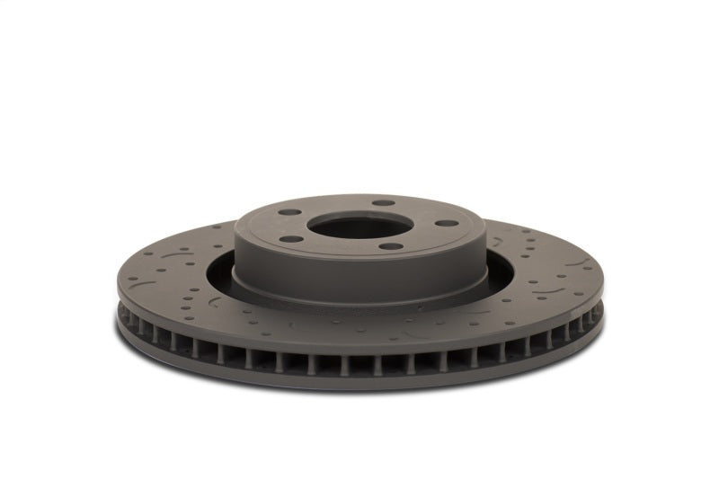 Hawk Performance Talon brake rotors with slot and drilled design for enhanced braking performance and heat dissipation.