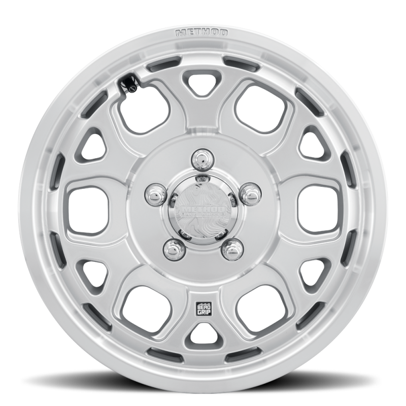 Method MR416 bead grip cast wheel with machined clear coat finish, 15x7 inches, 5x4.5 bolt pattern, 55mm offset, 68mm bore