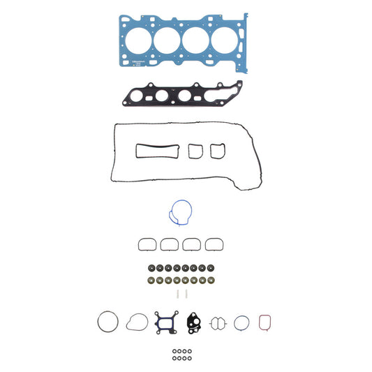 Fel-Pro Ford Focus engine cylinder head gasket set, PermaTorque HS 26250 PT-3, showing multiple gaskets and packaging components.
