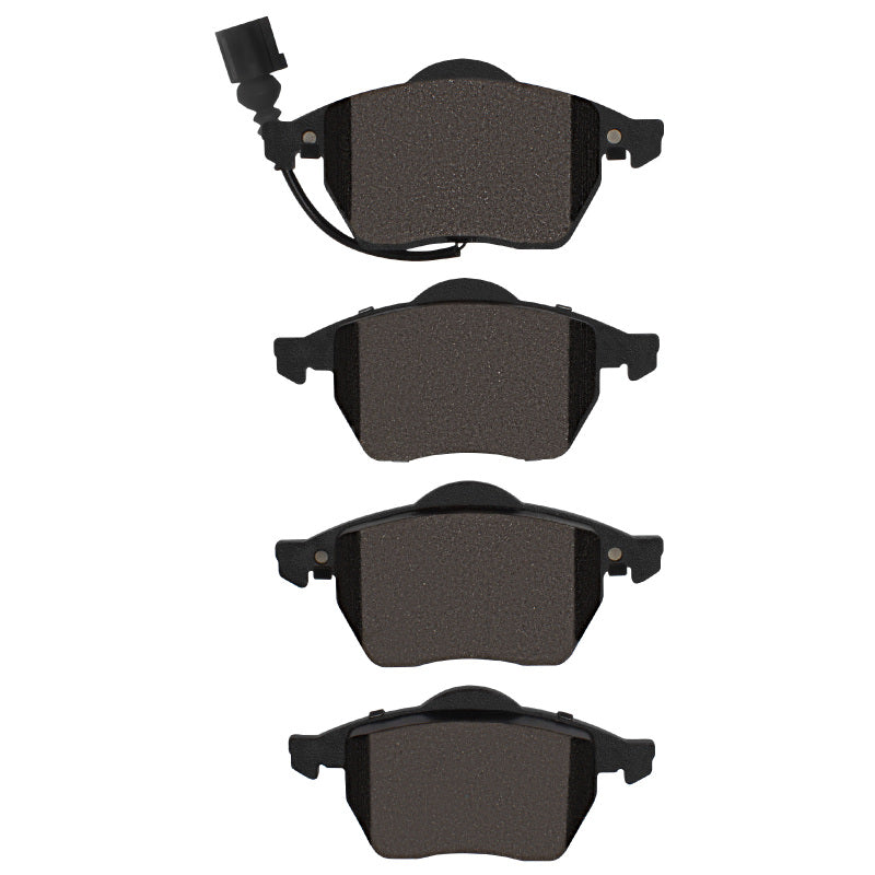 Audi TT R1 99-10 ceramic brake pads by R1 Concepts, OE front brake pads with durable ceramic friction material.