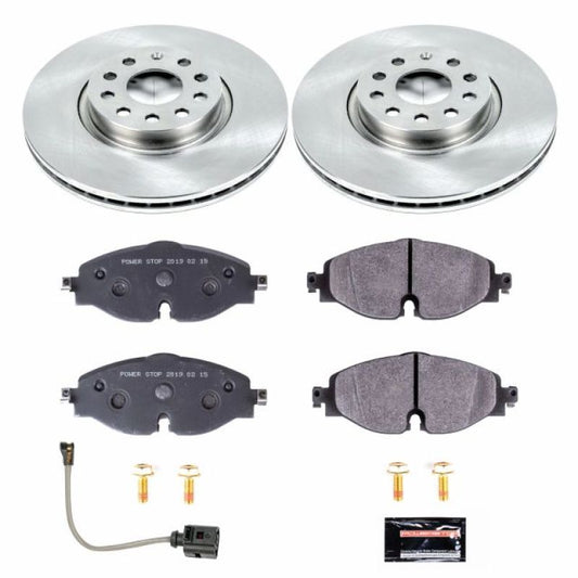 PowerStop front track day SPEC brake kit for 2015-2018 Audi A3, performance brake system with brake rotors and calipers