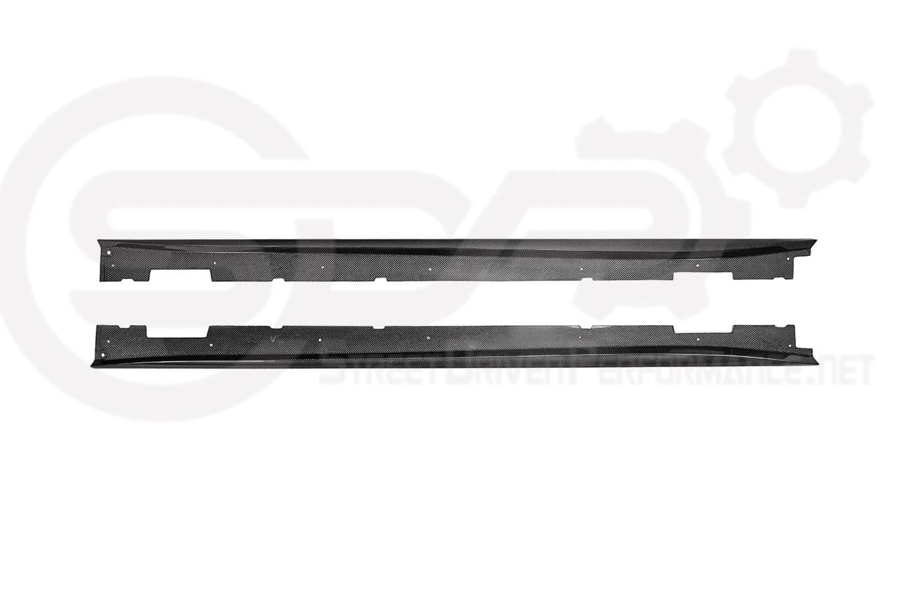 2016-2019 Cadillac CTS-V V3 - Factory Style Carbon Fiber Side Skirts Rocker Panels Ground Effects
