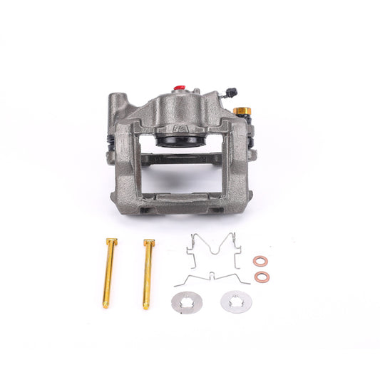 PowerStop rear right OE brake caliper with bracket for Lexus GS350 2007-2011, showing the caliper assembly and mounting bracket.
