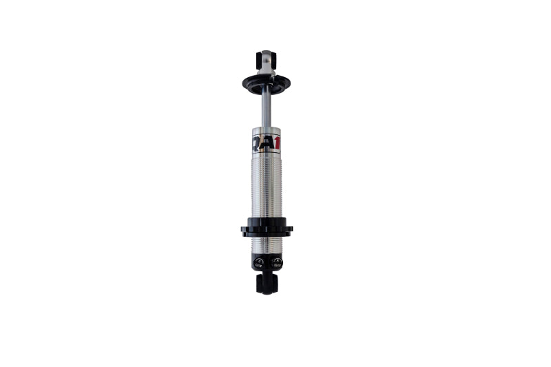 QA1 Proma Star Series coil-over shock absorber, double adjustable with bushing mount, 12.625 to 18.75 inches in length.