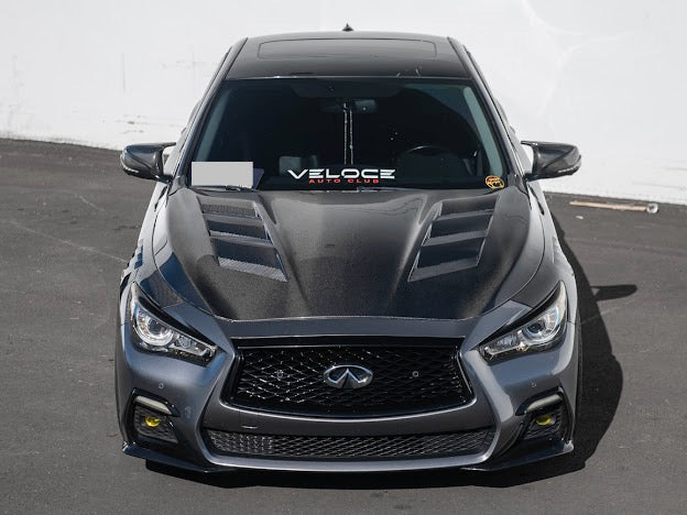 2014-UP INFINITI Q50 CARBON FIBER FRONT HOOD