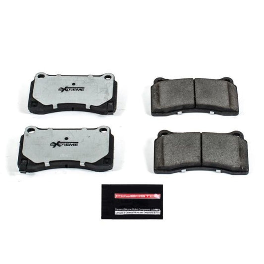PowerStop Z26 extreme street rear brake pads for Nissan GT-R, performance brake pads with hardware included.