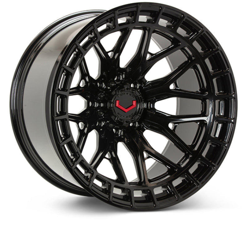 Vossen LCX-02 22x12 - 8x180 - ET44 - Ultra Deep - 124.3 - Gloss Black Wheel
