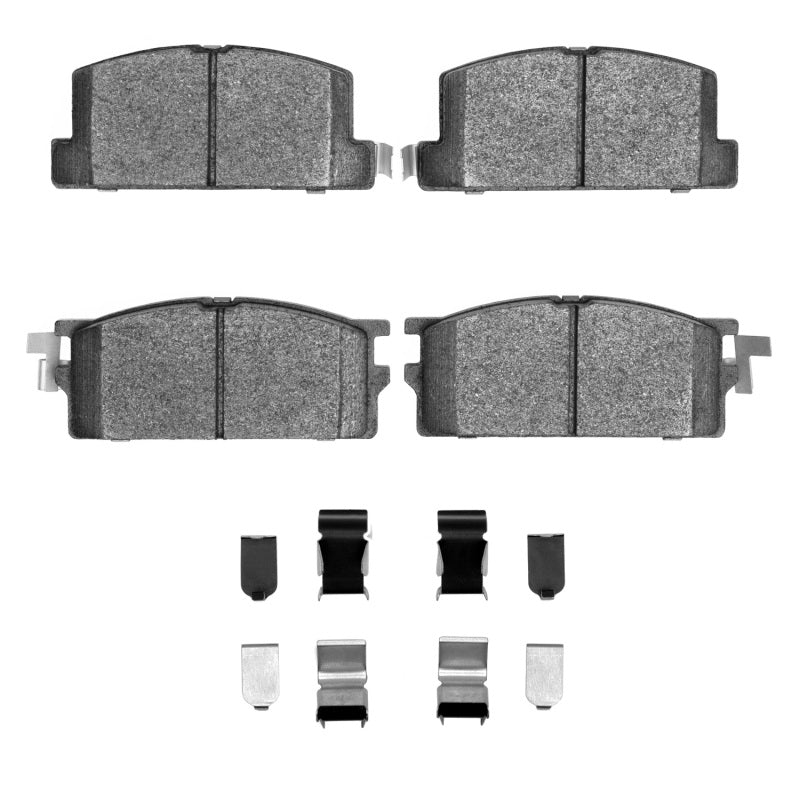 R1 Concepts Chevrolet Luv 1981-1983 front brake semi-metallic pads and hardware kit, OE style for reliable stopping power.