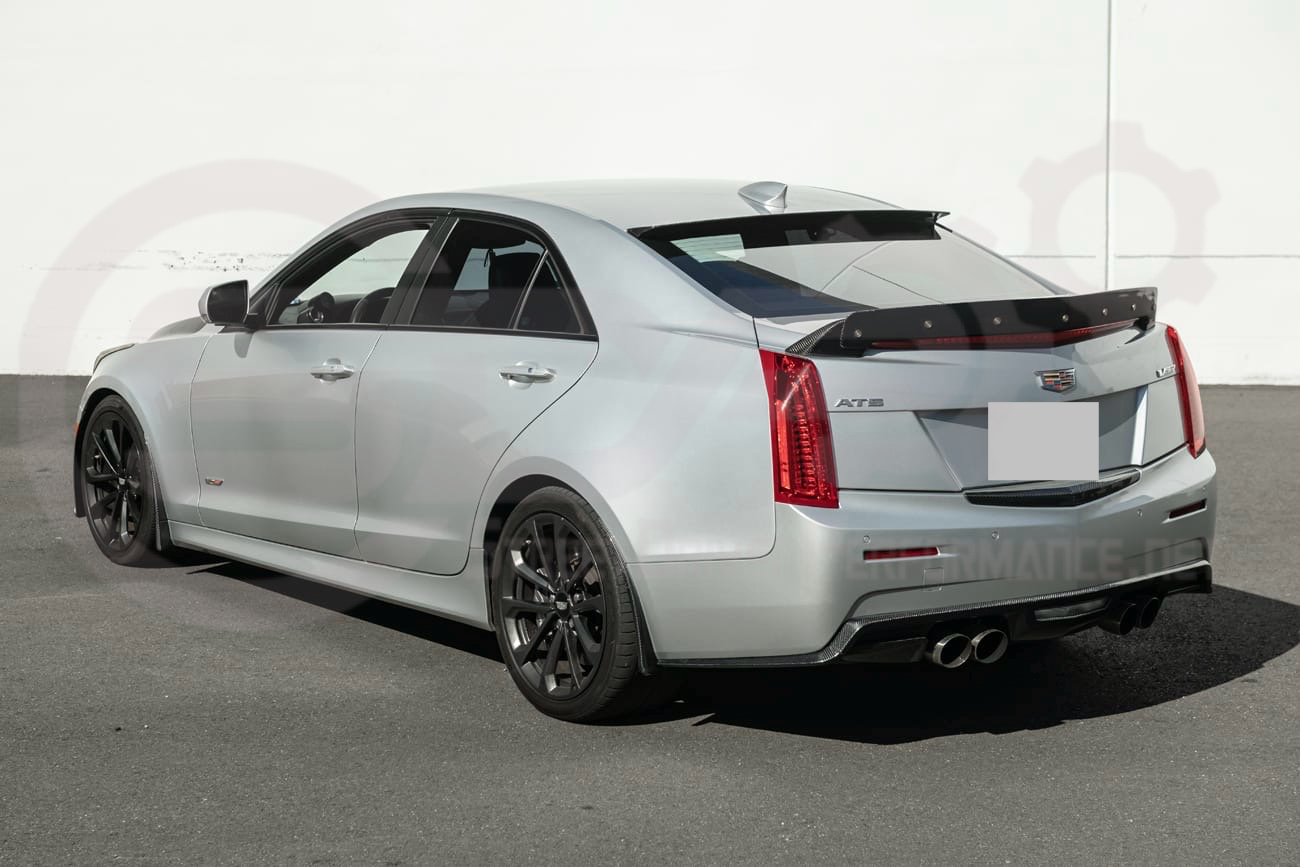 2016-2019 CADILLAC ATS-V SEDAN | SDP PERFORMANCE PACKAGE CARBON FIBER FRONT AND/OR REAR MUD FLAPS SPLASH GUARDS PAIR
