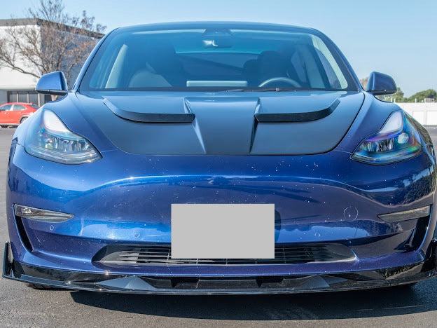 2017-UP TESLA MODEL 3 TRACK FRONT LIP SPLITTER GROUND EFFECTS