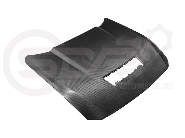 *IMPERFECTION / DISCOUNTED* 2024-Up Ford Mustang S650 | Factory Style CARBON FIBER Front Hood (NO VENT)