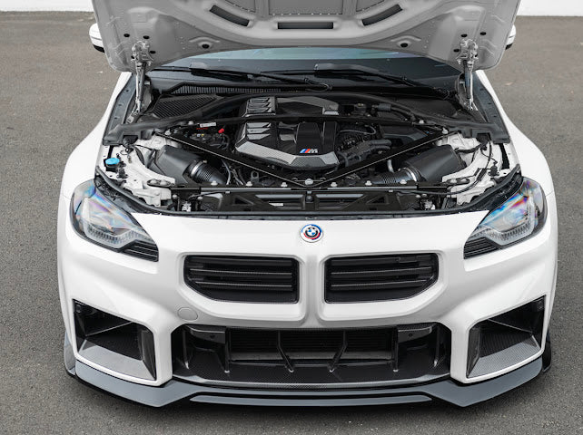 2023-UP BMW G87 M2 | Factory Style Carbon Fiber Front Engine Cover Replacement