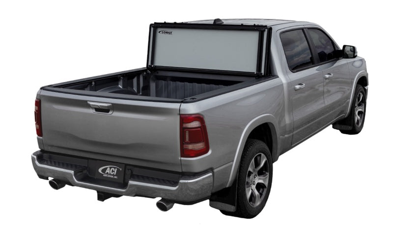 Access LOMAX Stance hard cover for Ram 1500/2500/3500 trucks, 6ft 4in bed, exterior truck bed accessory in black finish.