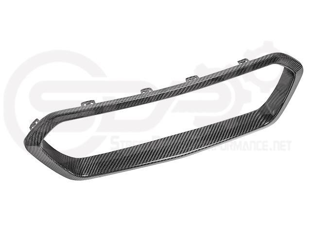 2023-up Chevy Corvette C8 Z06 & ZR1 dry carbon fiber rear diffuser exhaust bezel by Street Driven Performance