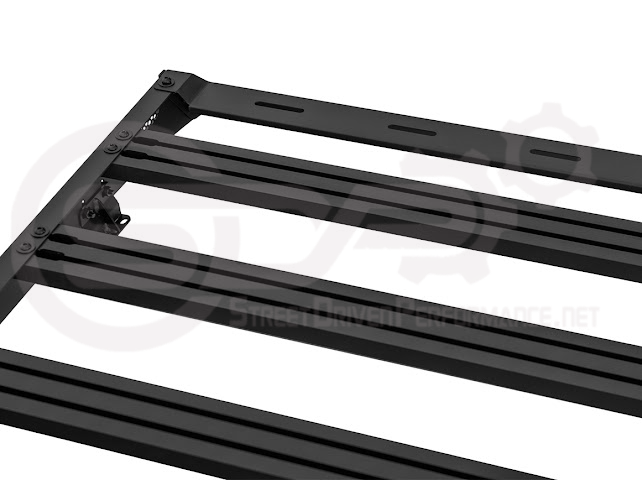 2016-2023 Toyota Tacoma | Extreme Off-Road Version 2 Carbon Steel Black Top Roof Rack Cargo Luggage Carrier