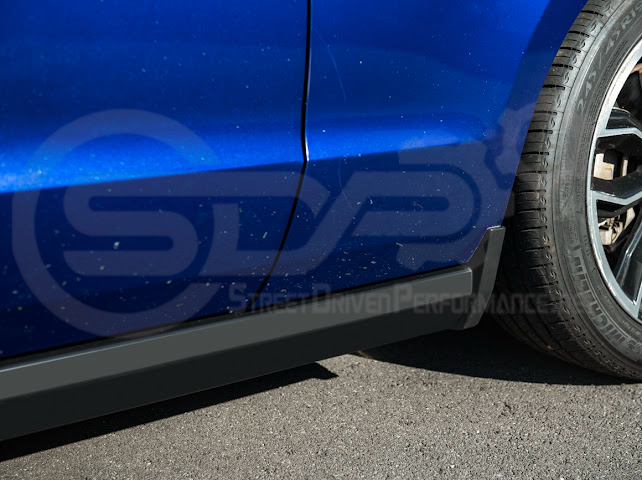 2010-2014 FORD S197 MUSTANG | GT500 STYLE SIDE SKIRTS EXTENSION PAIR ROCKER PANELS GROUND EFFECTS