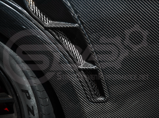 2018-2023 Ford Mustang S550 | GT500 Style Carbon Fiber Front Side Vented Fenders PAIR
