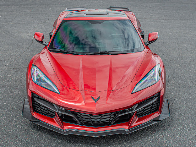 2023+ CHEVROLET CORVETTE C8 Z06 | CARBON FIBER FRONT BUMPER GRILLE INSERT PAIR