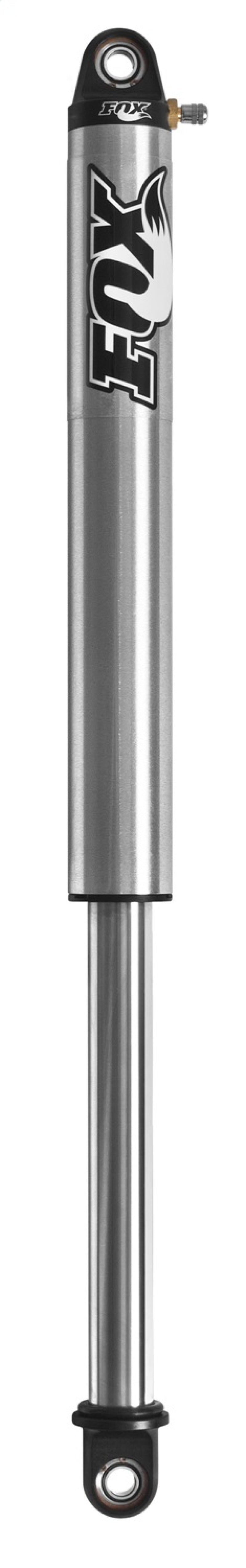 FOX Fox 2.0 Factory Series 4-inch air shock with 1-1/4 inch shaft in black and zinc finish, designed for shocks and struts.