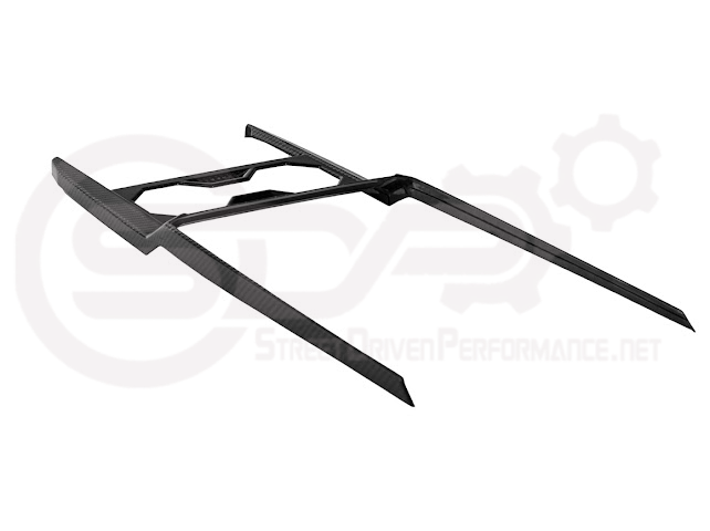 2024-Up Tesla Cybertruck | Interior DRY Carbon Fiber Center Cup Holder Trim Cover