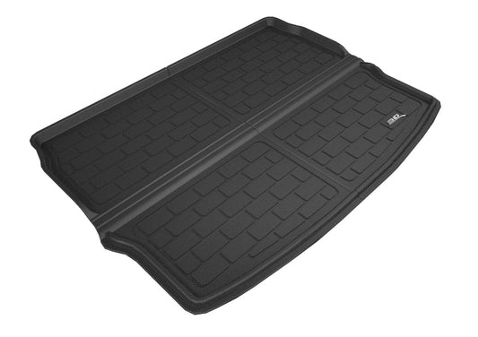 Black 3D MAXpider Kagu cargo liner for 2017-2019 Nissan Rogue Sport, durable rubber floor mat with textured surface.