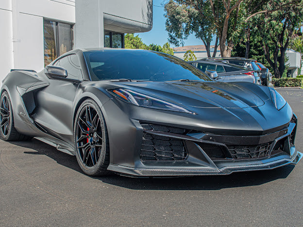 2023+ CORVETTE C8 Z06 & E-Ray | 3-PIECES FRONT LIP SPLITTER GROUND EFFECTS