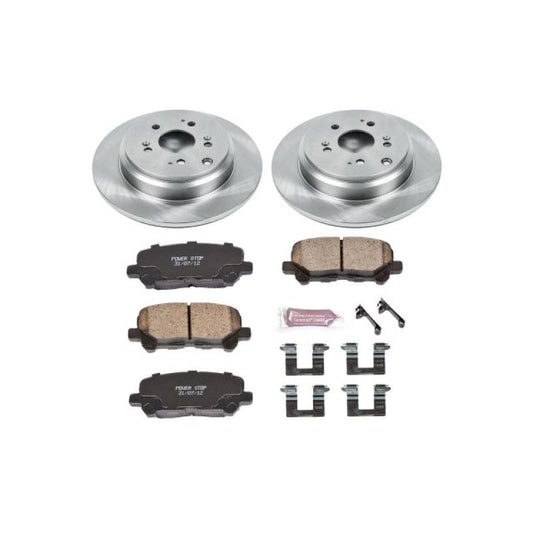 PowerStop OE rear brake kit for 2007-2013 Acura MDX, includes brake rotors and pads for reliable stopping power