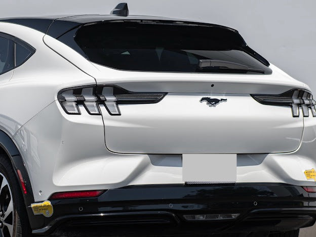2021-UP MUSTANG MACH-E | CARBON FIBER REAR TAIL LIGHT BEZEL COVER