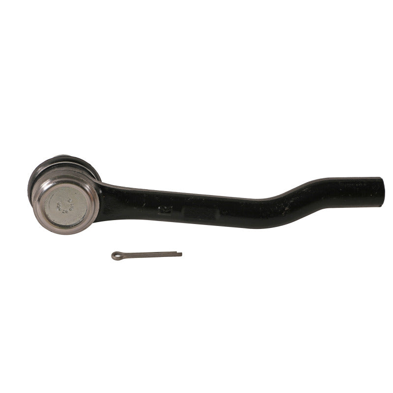 Moog 14-22 Acura MDX front right outer tie rod showing the metal component with ball joint connection for steering linkage.