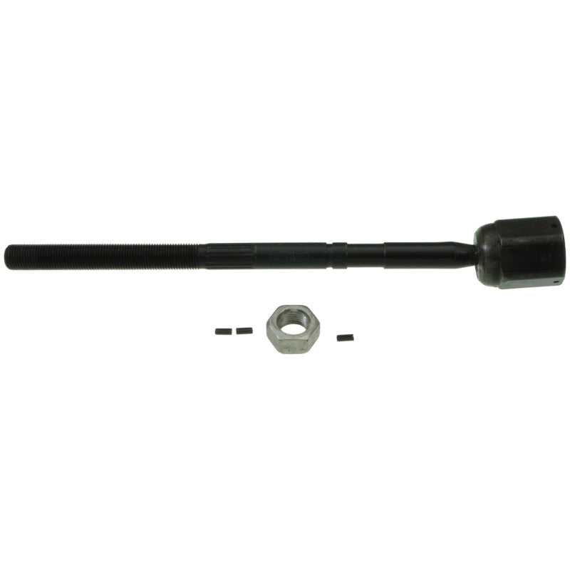 Moog front inner tie rod end for 1983-1986 Ford LTD, close-up of the durable automotive steering component.