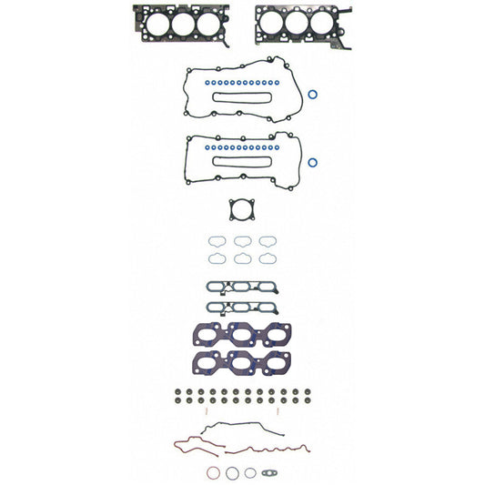 Fel-Pro Jaguar S-Type HS 26248 PT-2 PermaTorque engine cylinder head gasket set showing multiple gaskets and sealing surfaces.