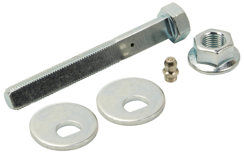 Moog Mazda 3 Sport rear toe adjuster for suspension and alignment, showing the metal component with mounting holes.