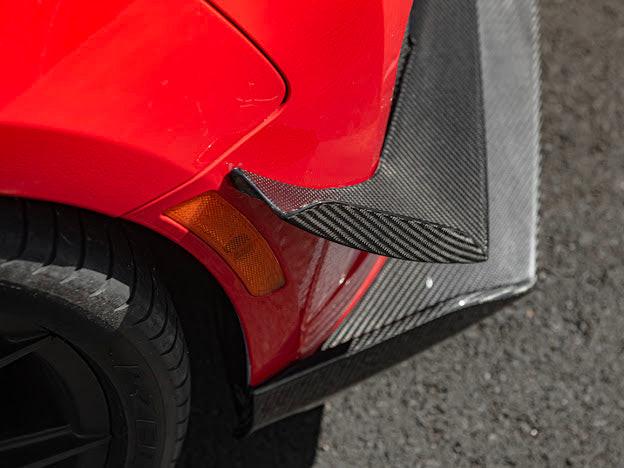 2017-UP CAMARO ZL1 1LE FRONT AIR DUCT BEZELS & CANARDS DIVE PLANES