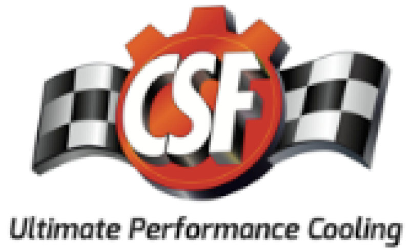 CSF 08-10 Ford Super Duty 6.4L Turbo Diesel Charge-Air-Cooler intercooler showing cooling fins and metal construction.