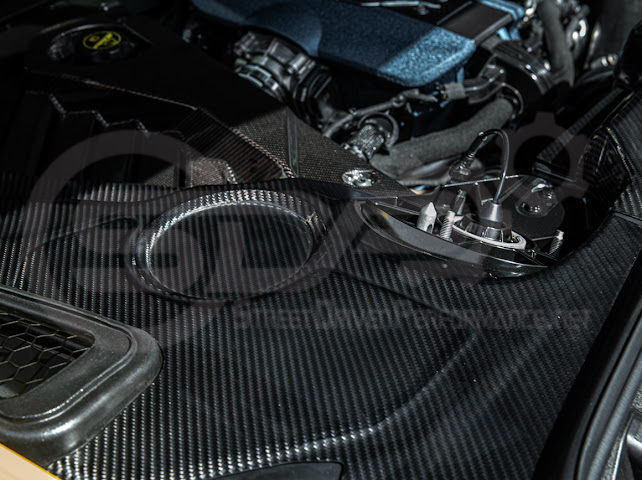 2025-Up Corvette C8 ZR1 | CARBON FIBER Engine Bay Trim Panel Cover Pair
